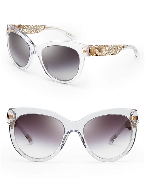 dolce gabbana cat eyecrystal sunglasses|dolce and gabbana folding sunglasses.